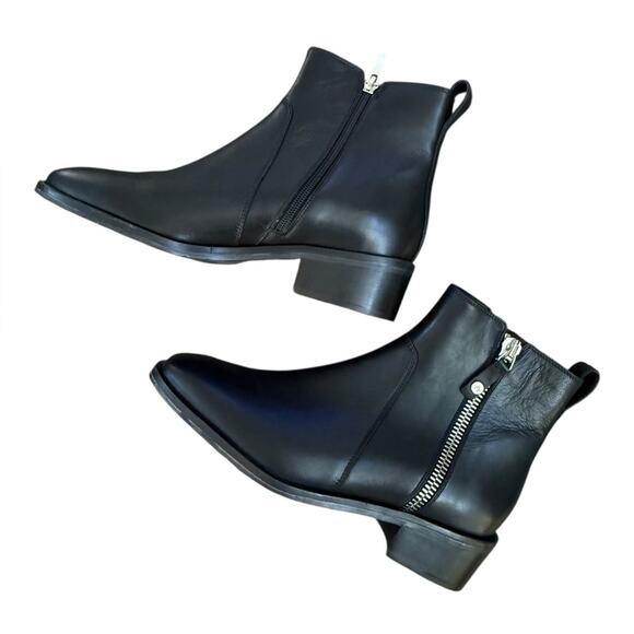 NWOT Aquatalia Colbie Weatherproof Black Booties – Sz 9M - Picture 6 of 10